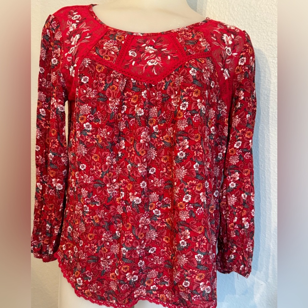MASON & BELLE Womans Peasant Top